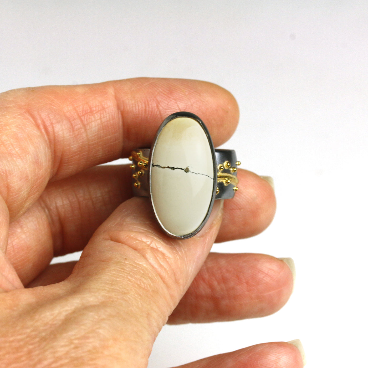Variscite Oval Ring