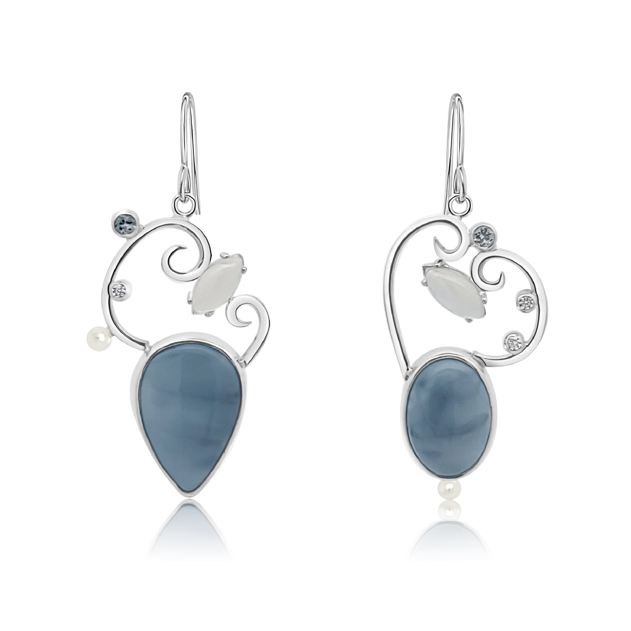 Blue Opal Daydream Earrings