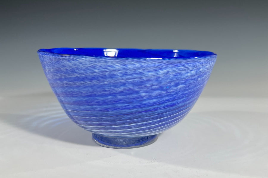 Cobalt Spiral Bowl
