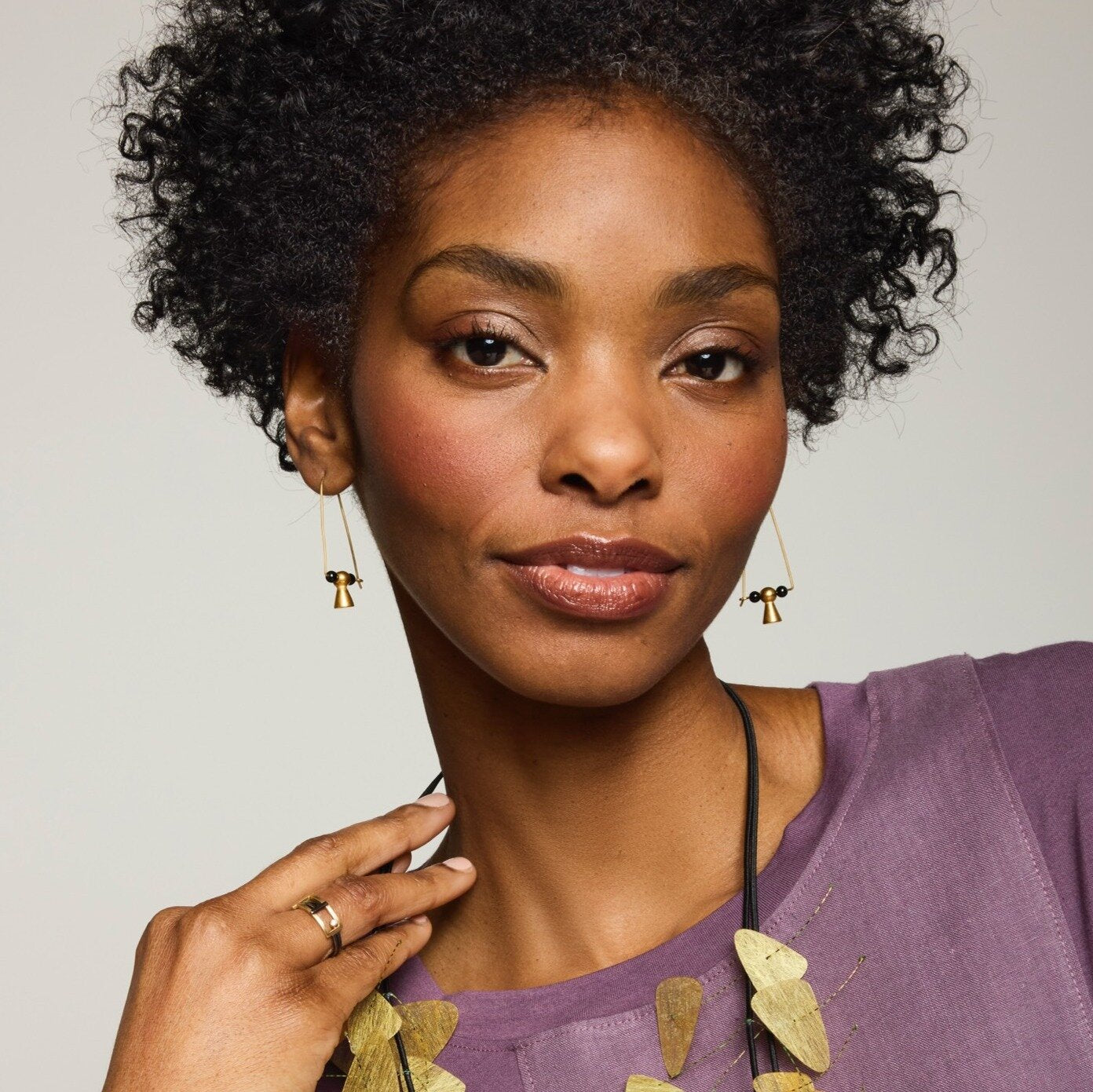 Cone & Ball Earrings