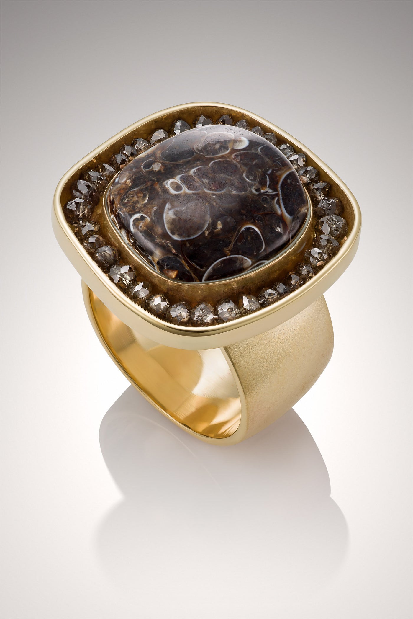 Sea Life Fossil Ring