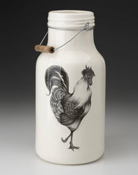 Jug with Handle: Rooster
