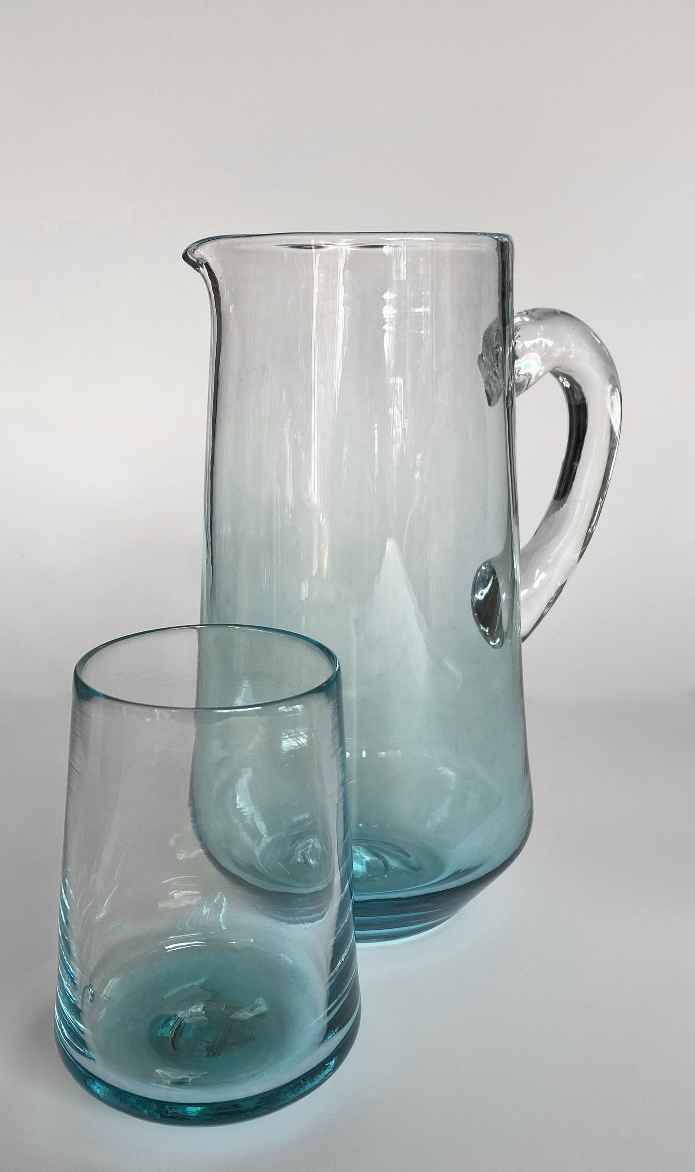 teal geo pitcher with geo cup (sold separately)