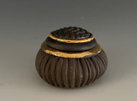 Small Golden Rim Black Box