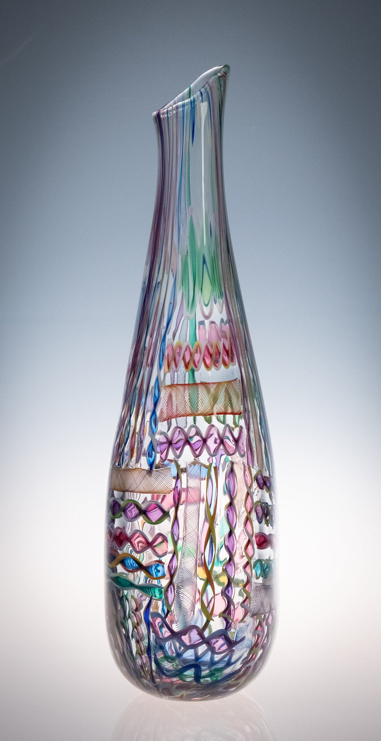 Cane Quilt Vase