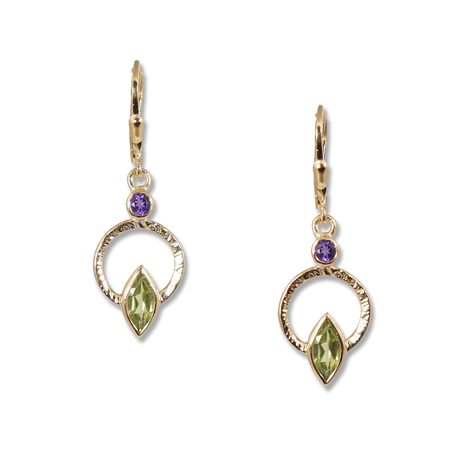 Gold Q Earrings