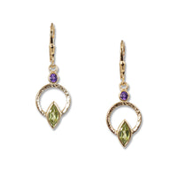 Gold Q Earrings