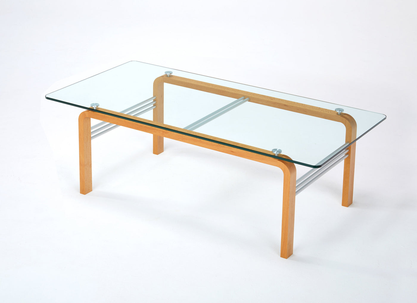 CURVEiture Glass Coffee Table