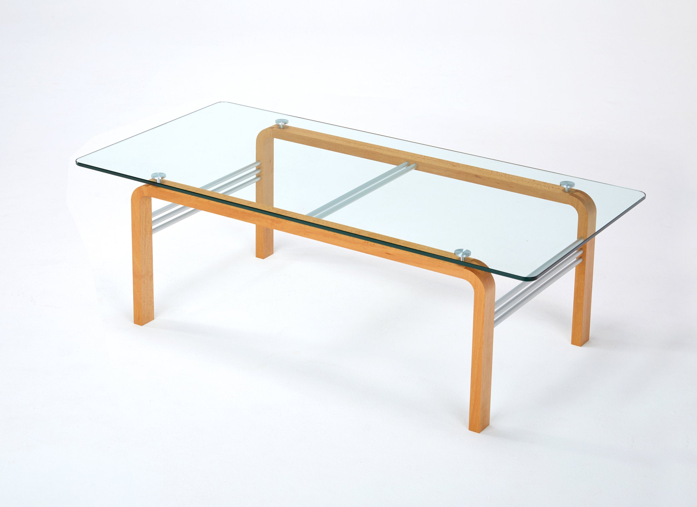 CURVEiture Glass Coffee Table