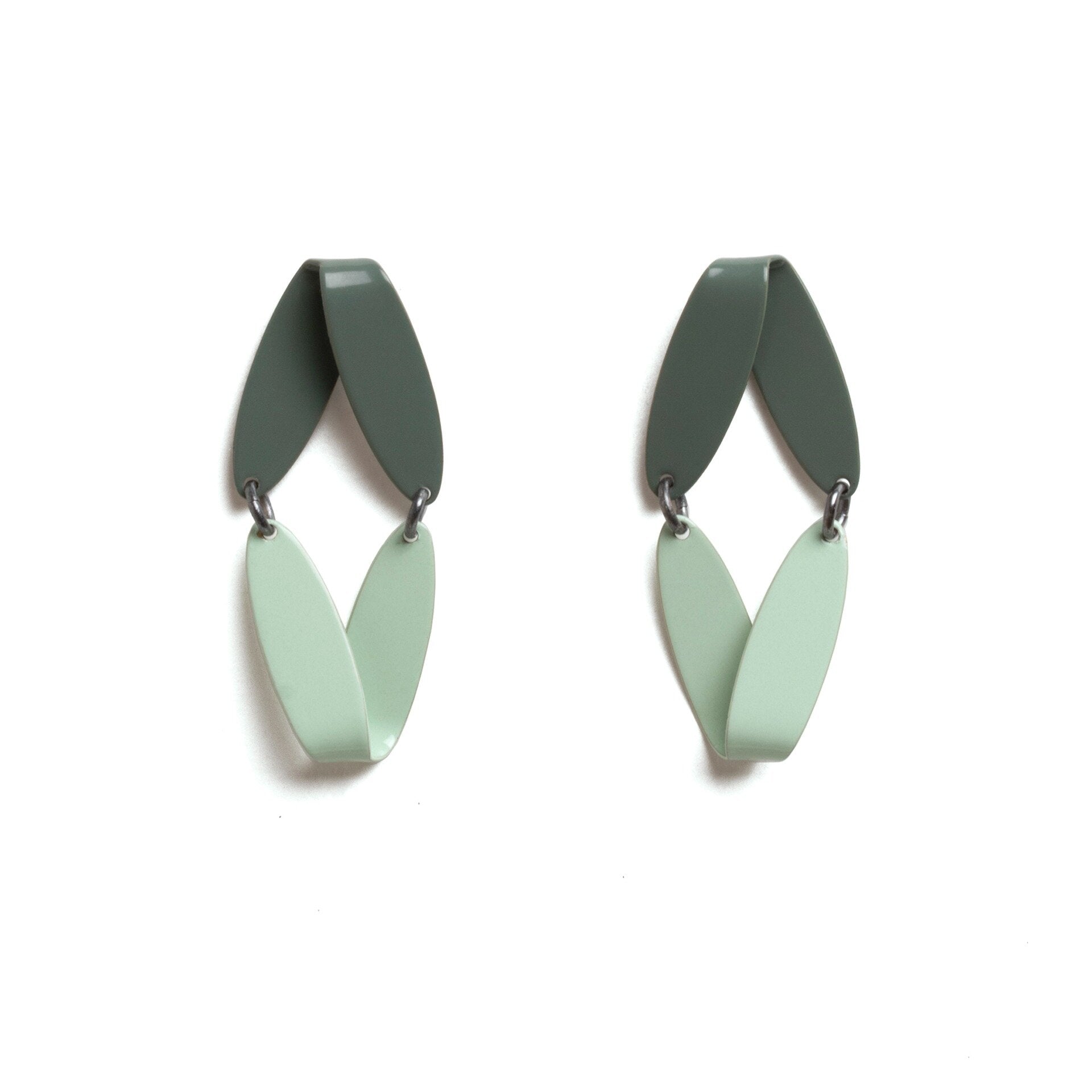 Double Slide Fold Earrings