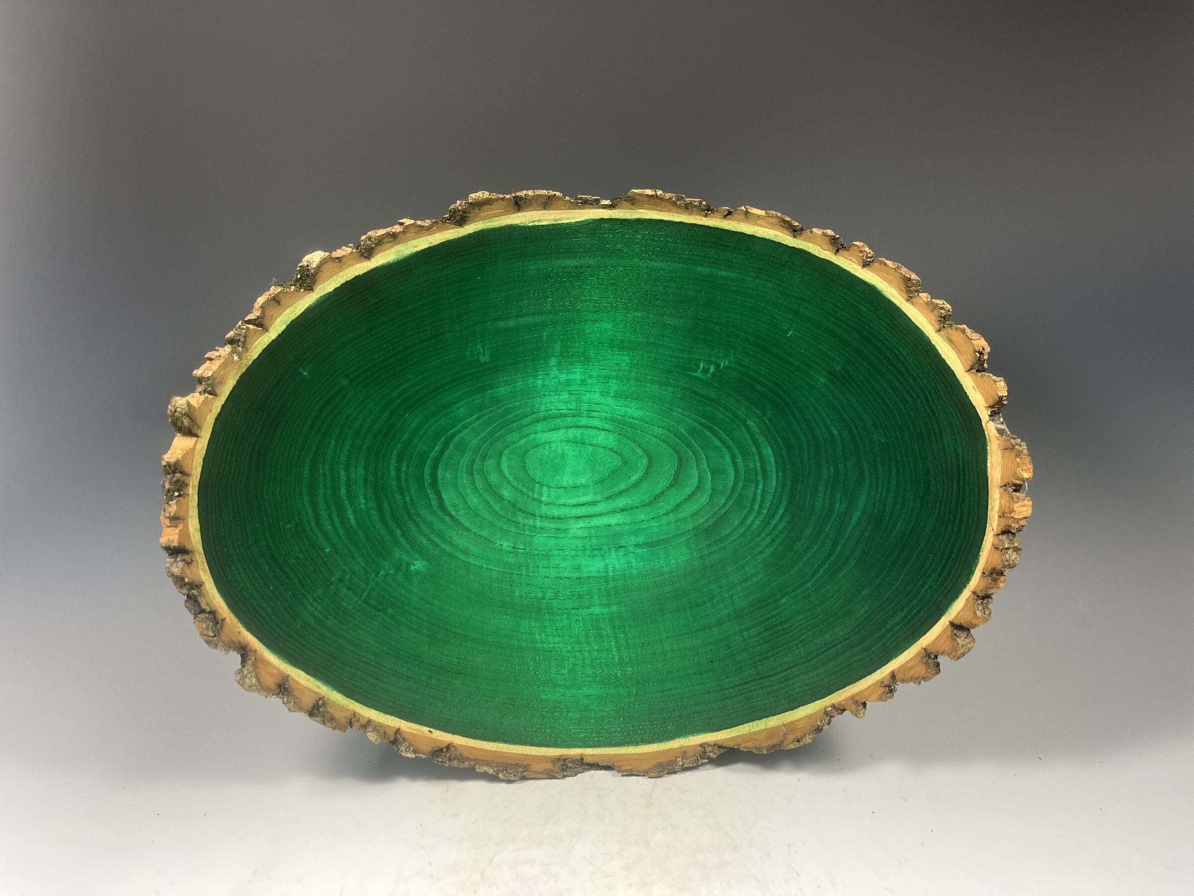 Natural Edge White Ash Bowl (Dyed)