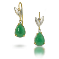 Chrysoprase Fleurir Earrings
