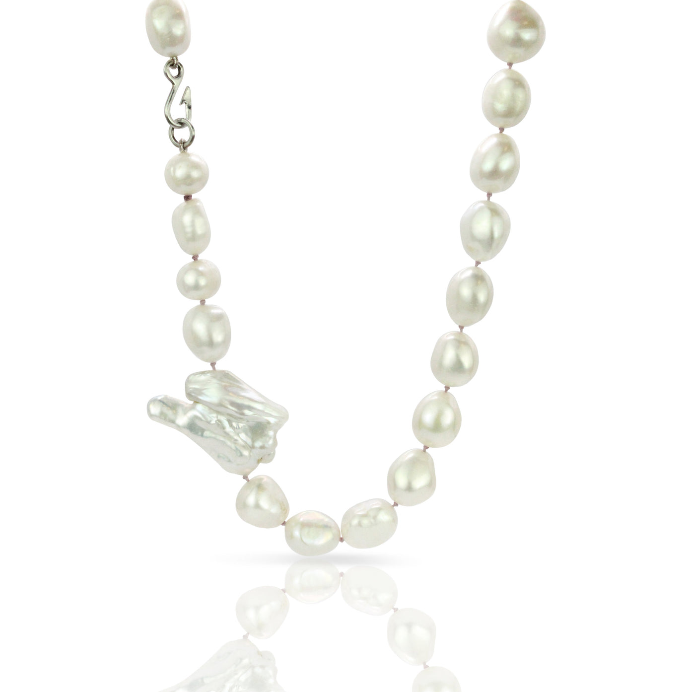 Keshi & Freshwater Baroque Pearl Necklace