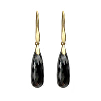 Black Spinel Briolette Dancing Earrings