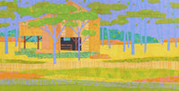 Yellow Barns in Spring
