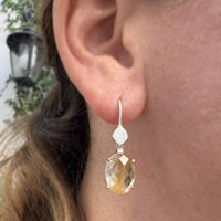 Rutilated Quartz Azores Earrings