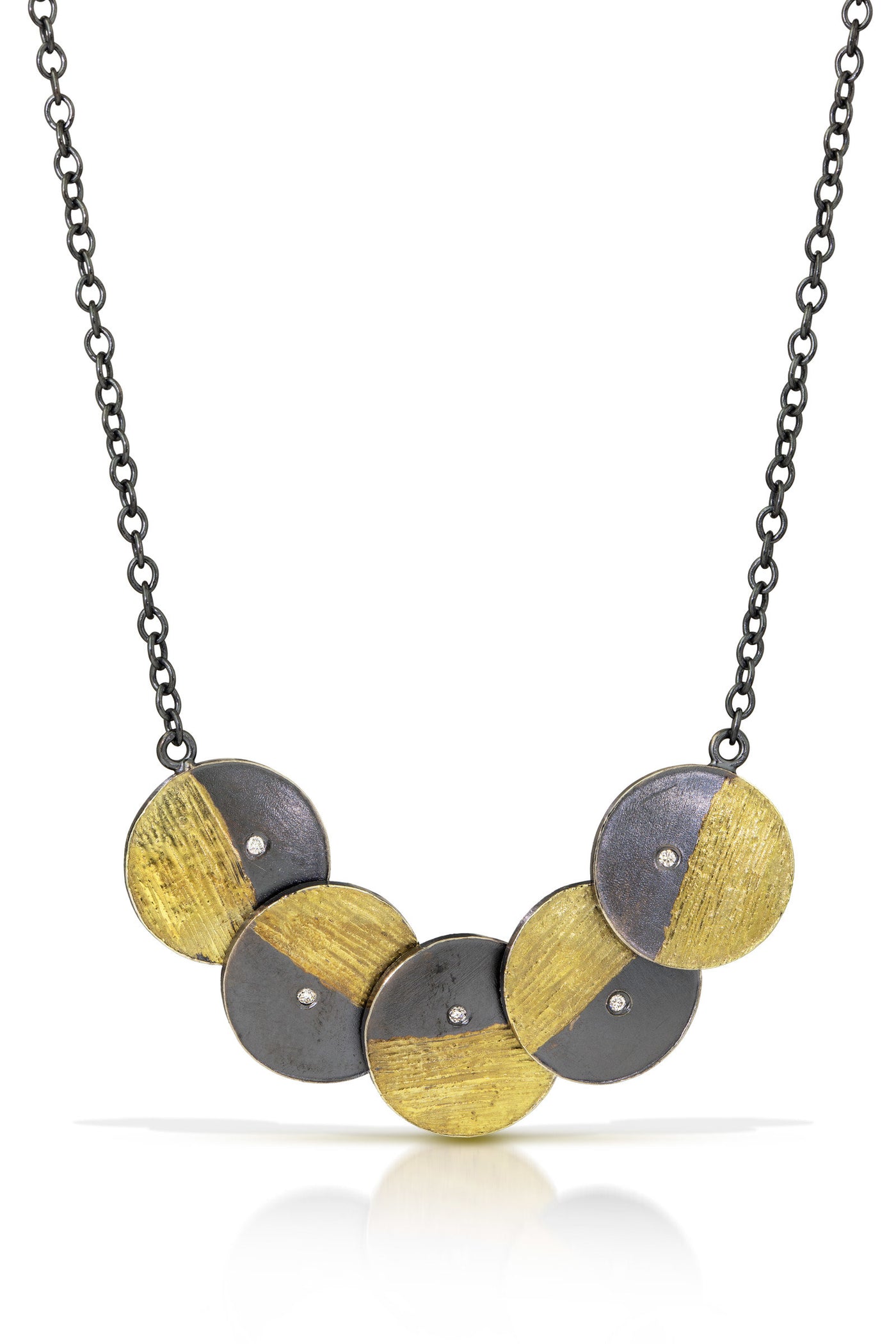 Black & Gold Phase Necklace