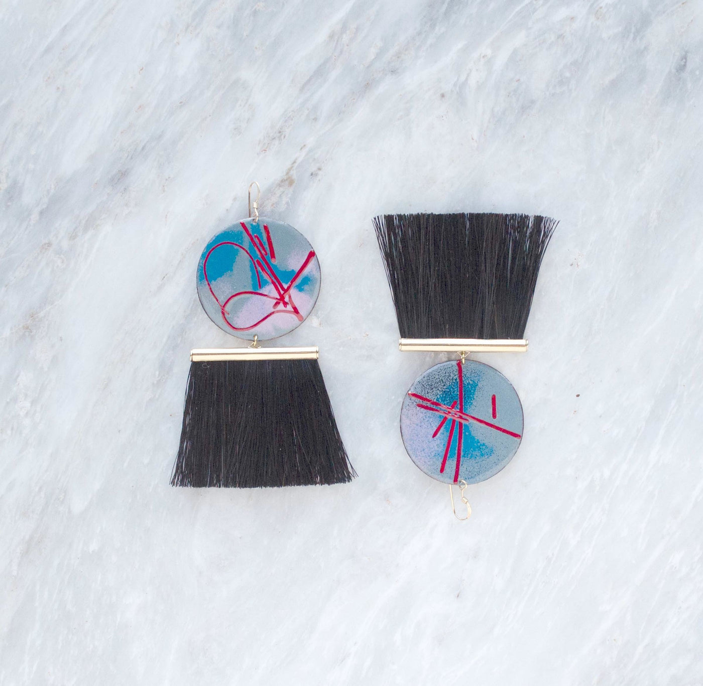Abstract Enamel & Natural Black