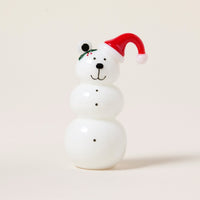 Santa Bear Snowman