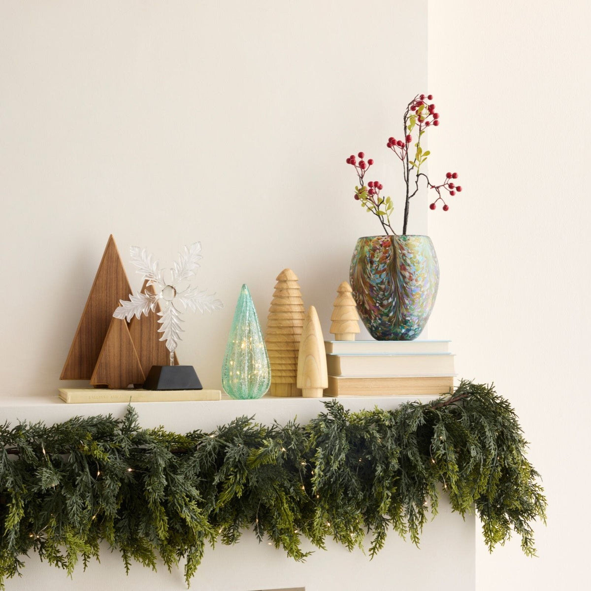 Classic Christmas Vase