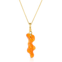 Fire Opal Gem Elixir Pendant