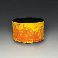 Painterly Tea Bowl in Sunset