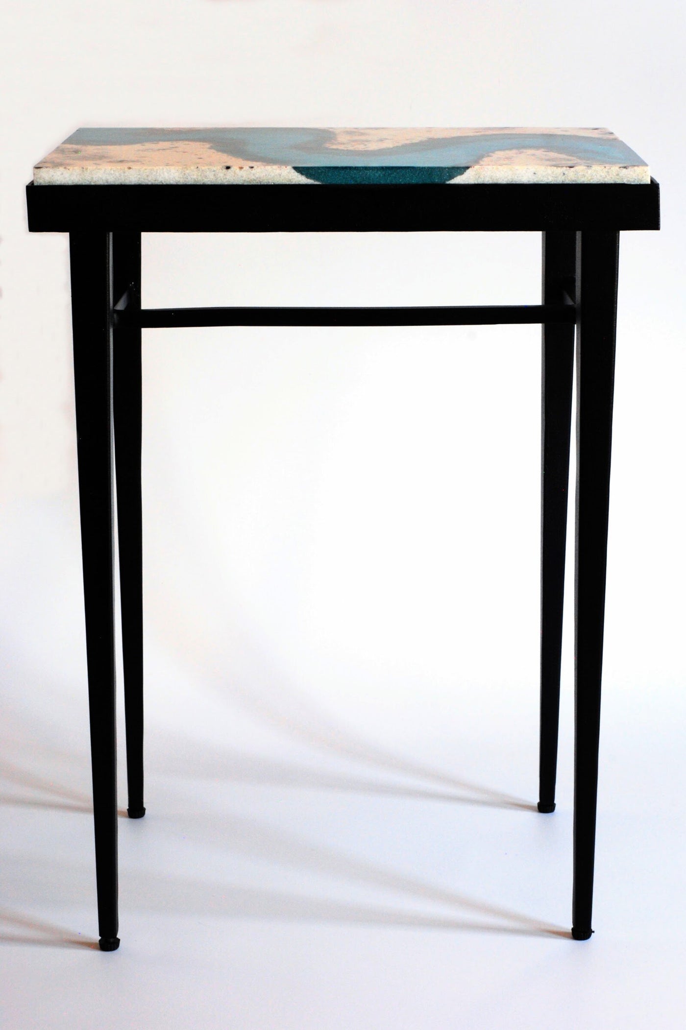 Meander Art Glass Table