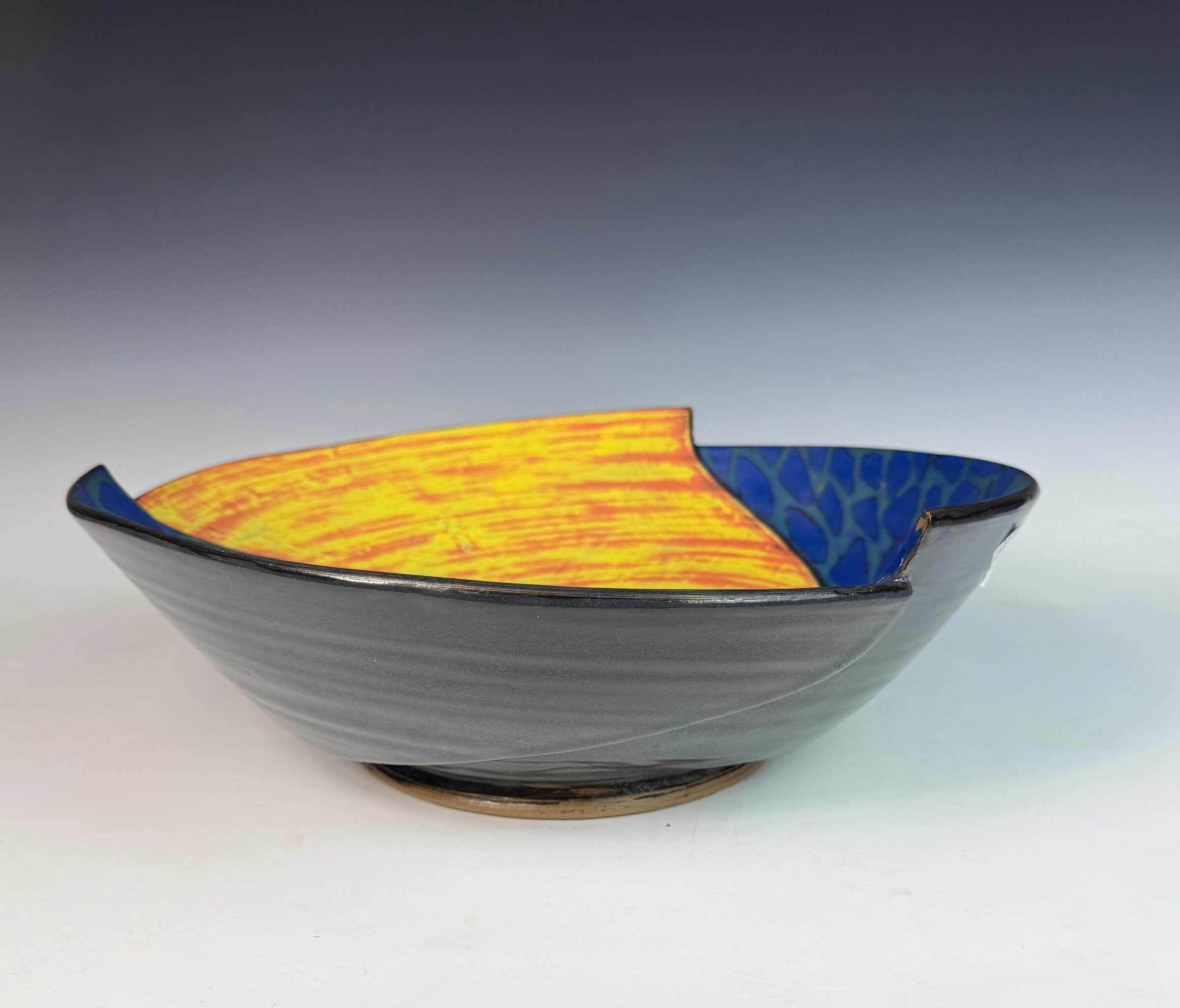 Sanded Leaf Bowl