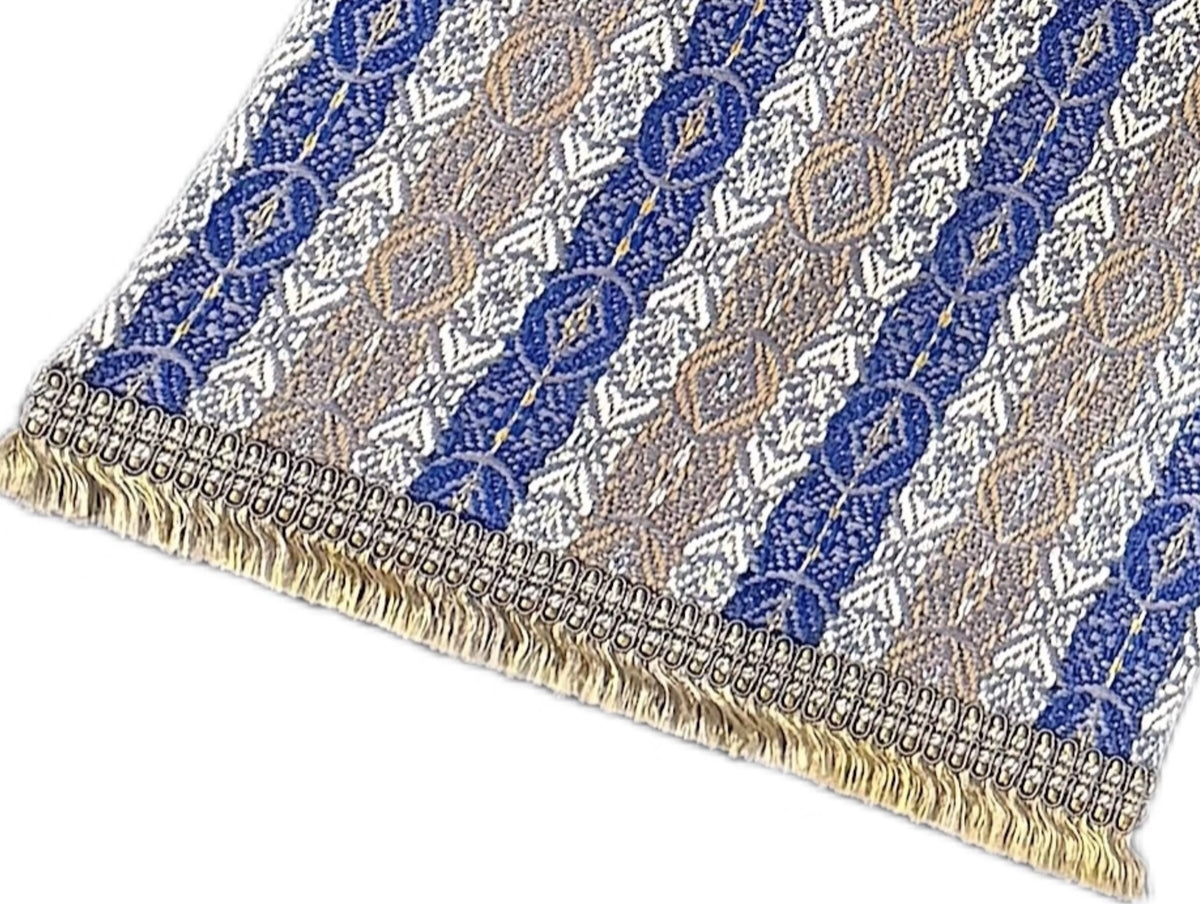 Reversible Handwoven Mineral Bamboo Pub Table Runner