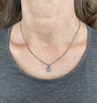 Diamond Flower Pendant