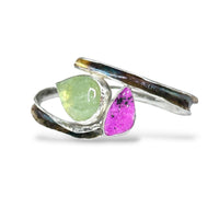 Phrenite & Cobalto Calcite Bracelet