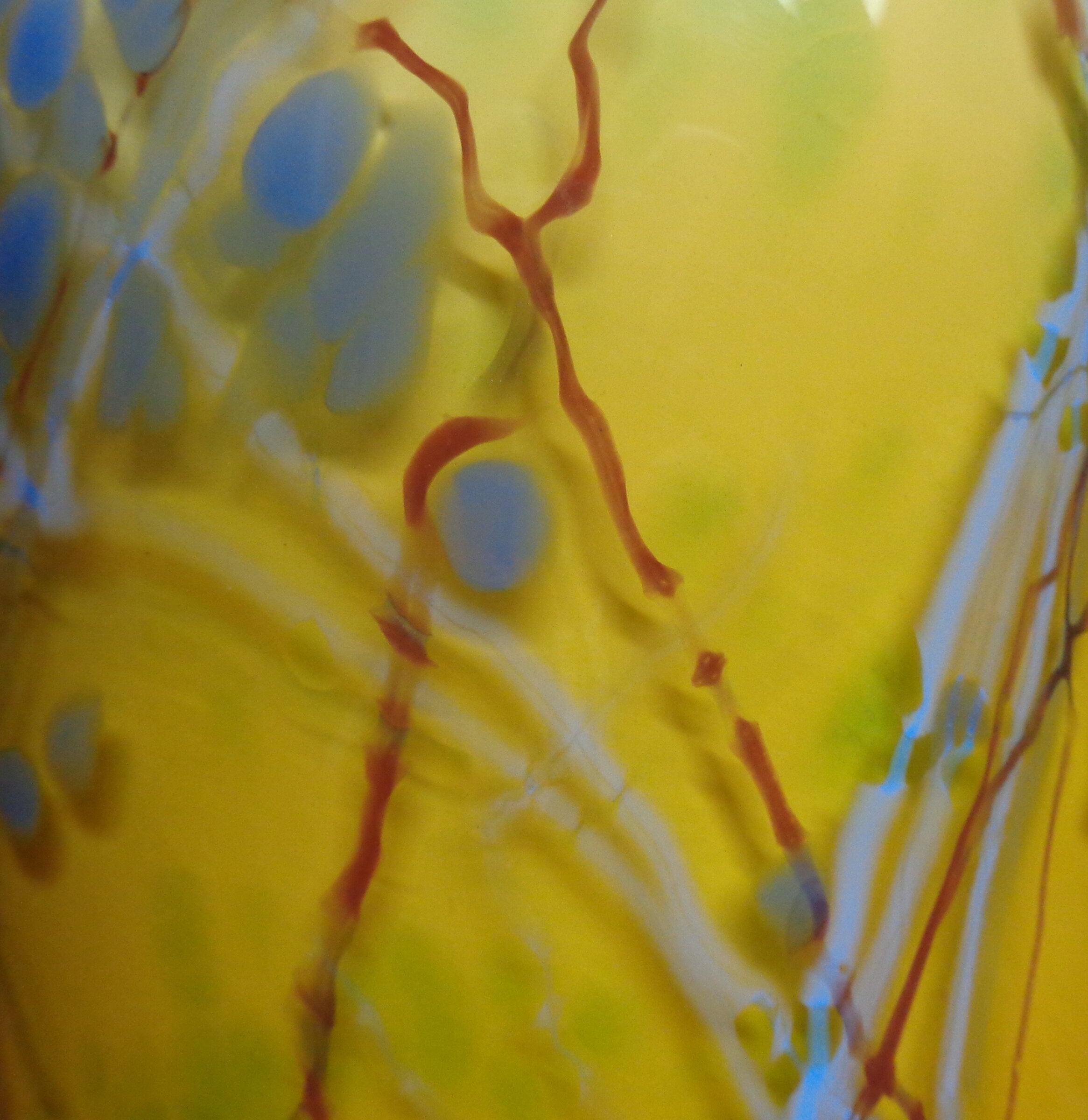 Golden Summer Fluted Spiral Lamp