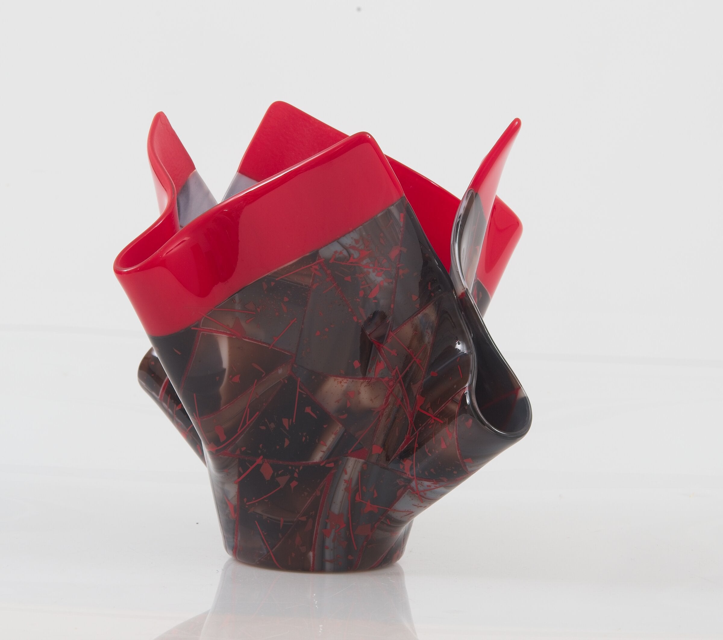Earth and Fire Art Glass Vessel