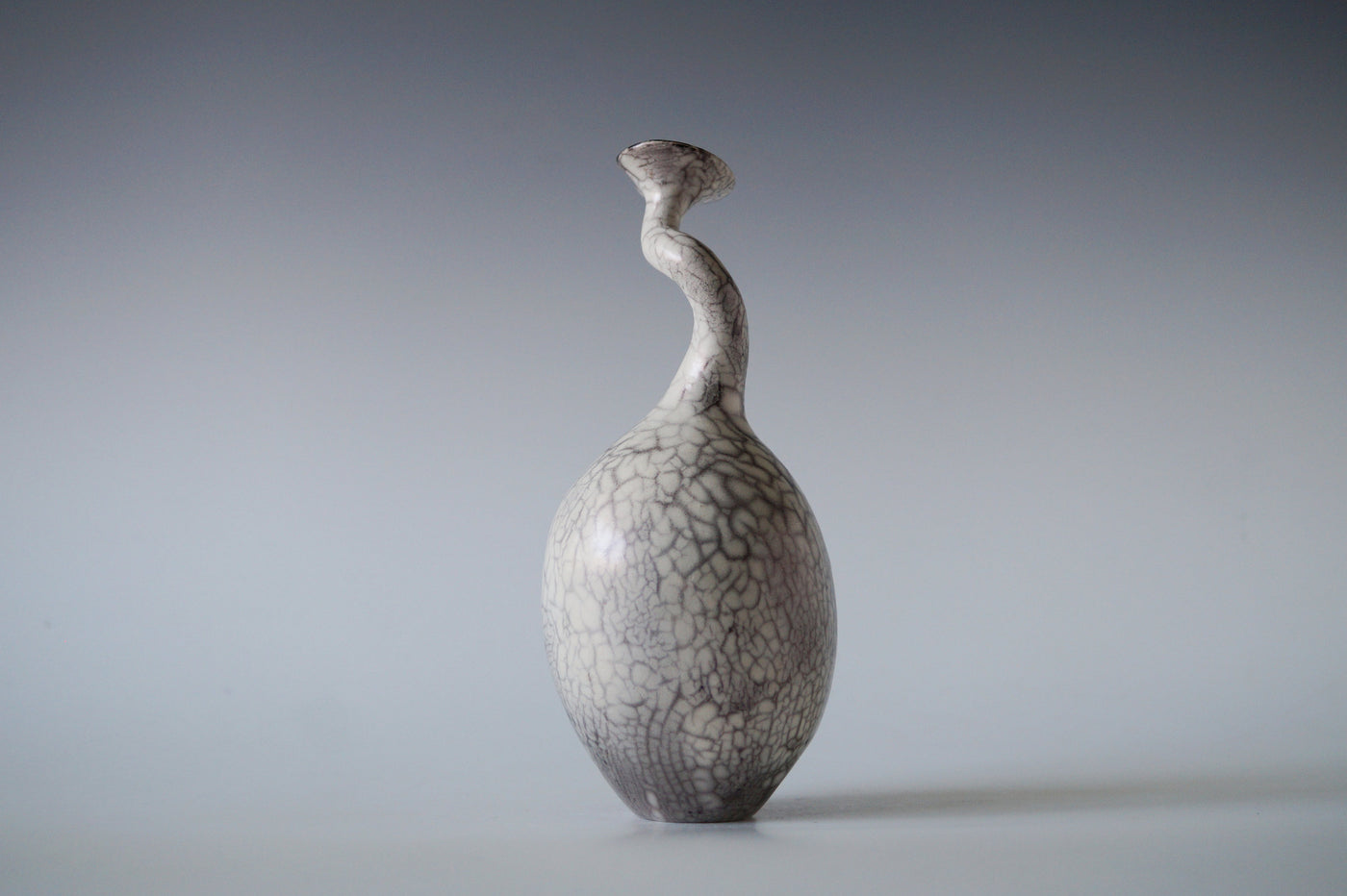 Ceramic Raku Vessel, Naked Raku Firing 19