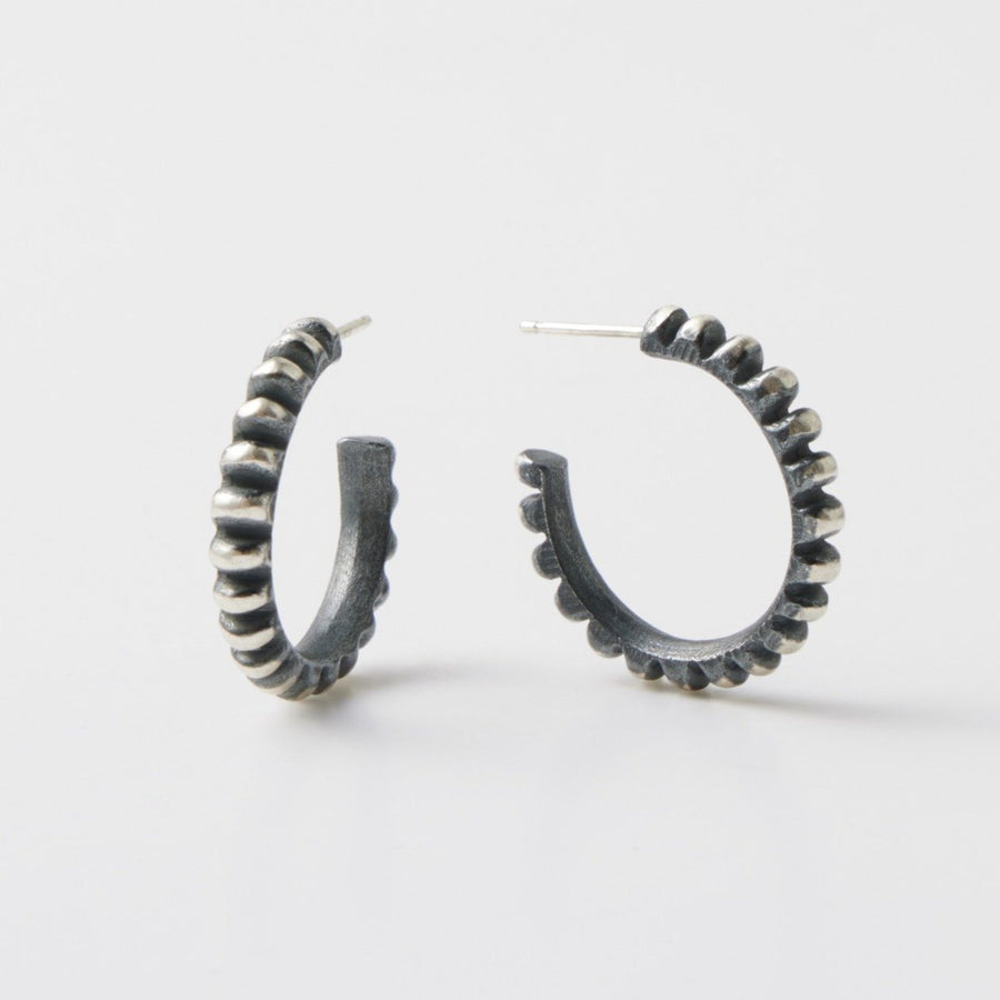 Quilted Grid Hoops