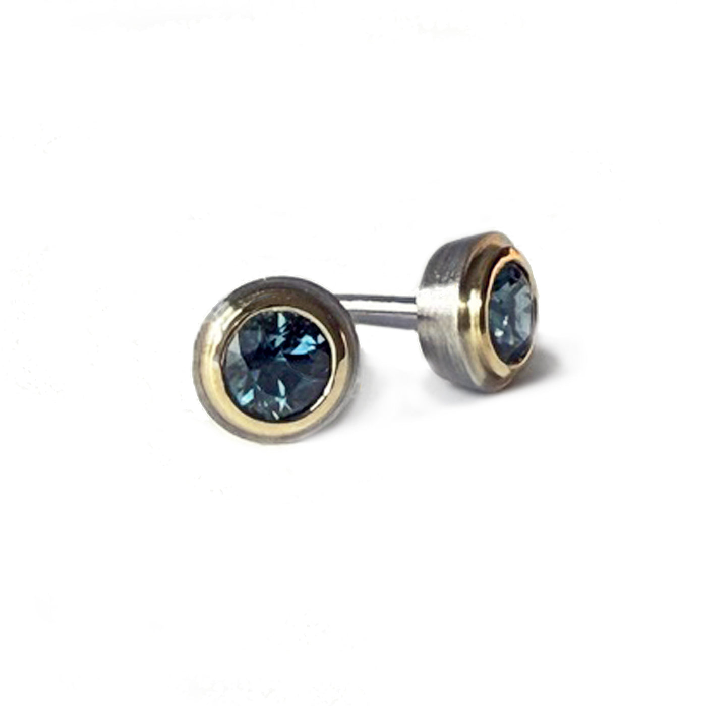 Sapphire Simplicity Stud Earrings