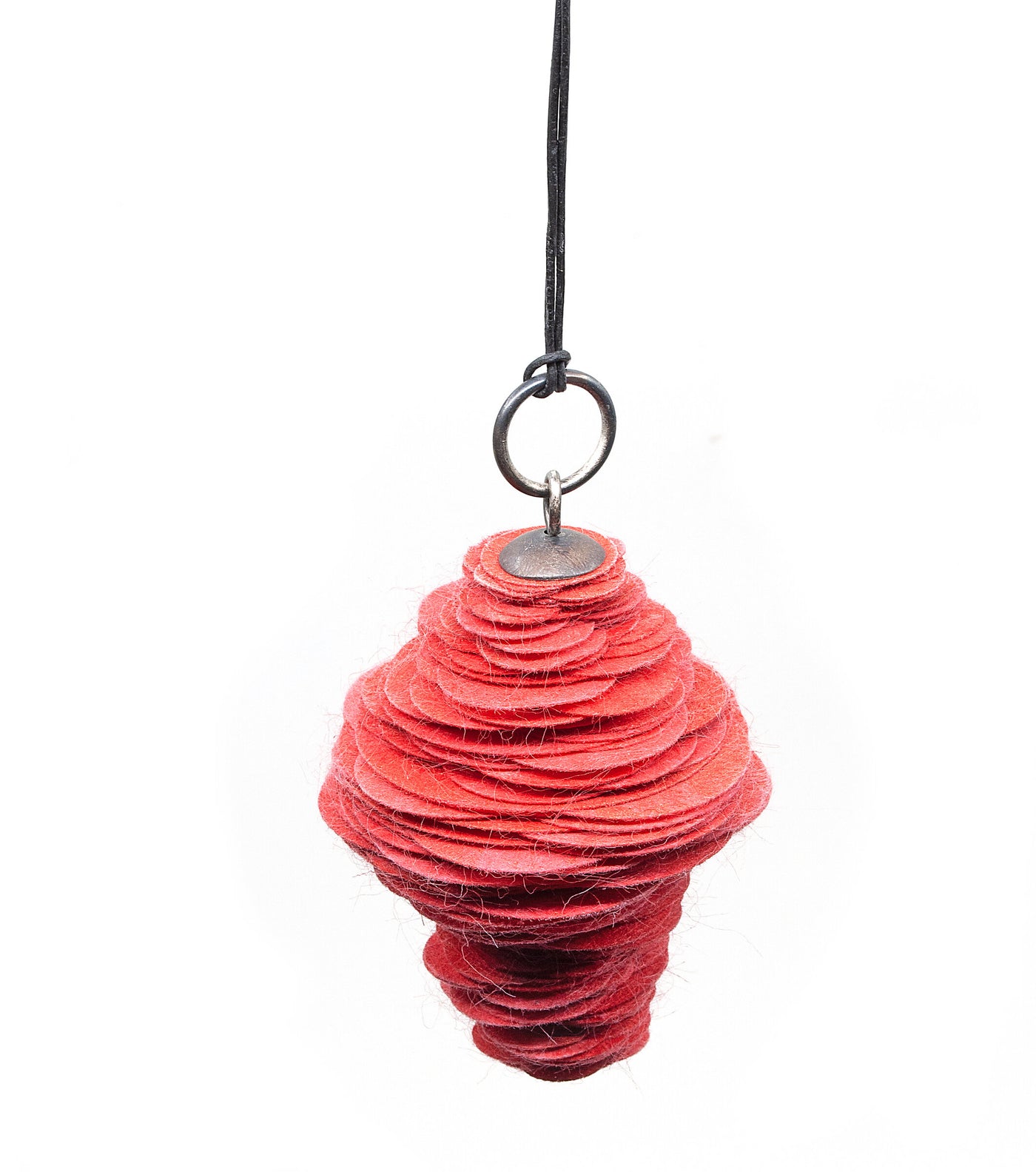 Paper Pinecone Pendant