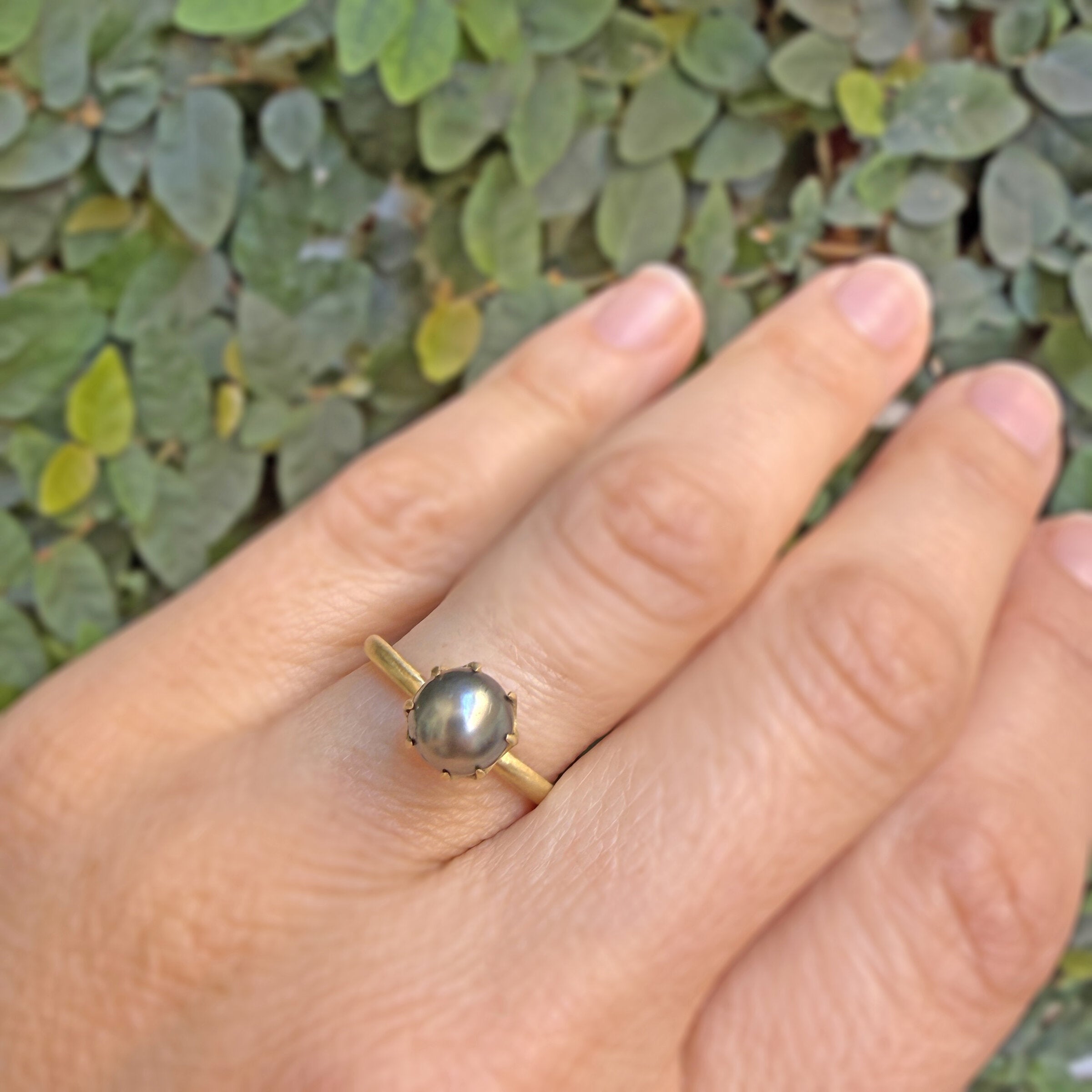 Tahitian Pearl Aqueduct Ring