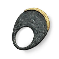 Golden Edge Slice Ring