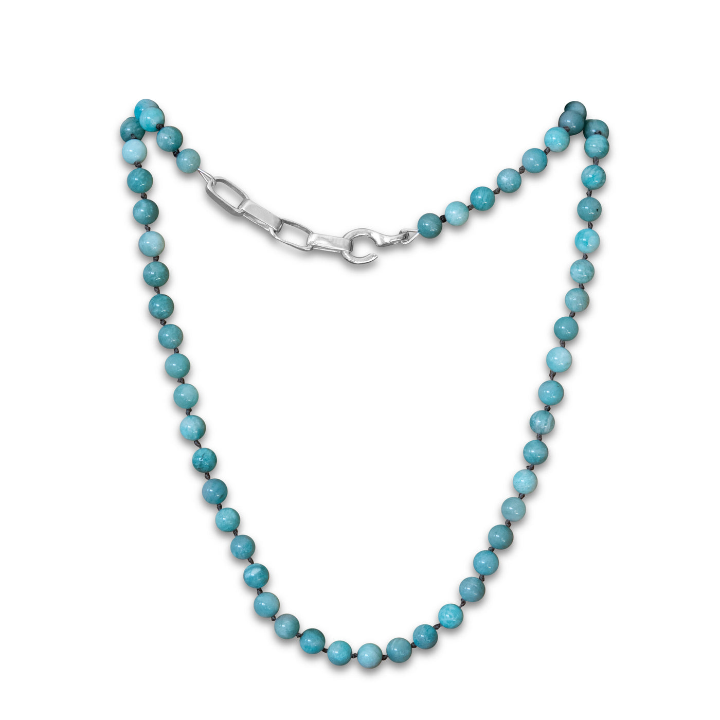 Amazonite & Greta Link Necklace