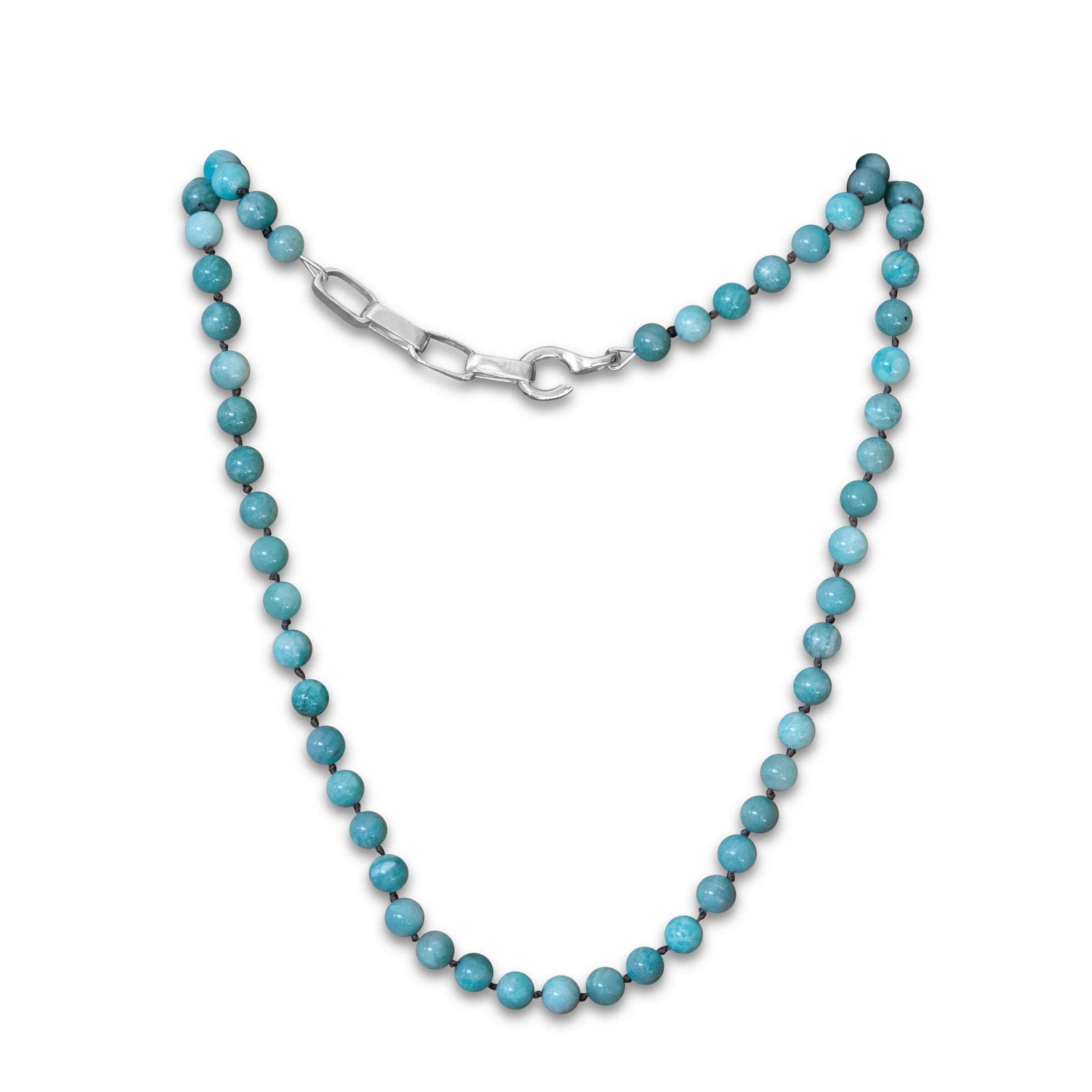 Amazonite & Greta Link Necklace