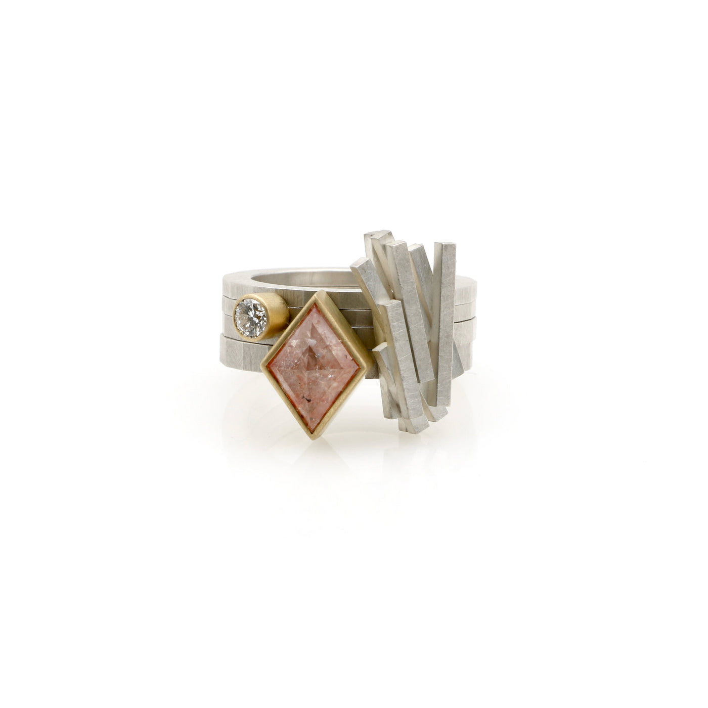 Diamond Shard Ring Set