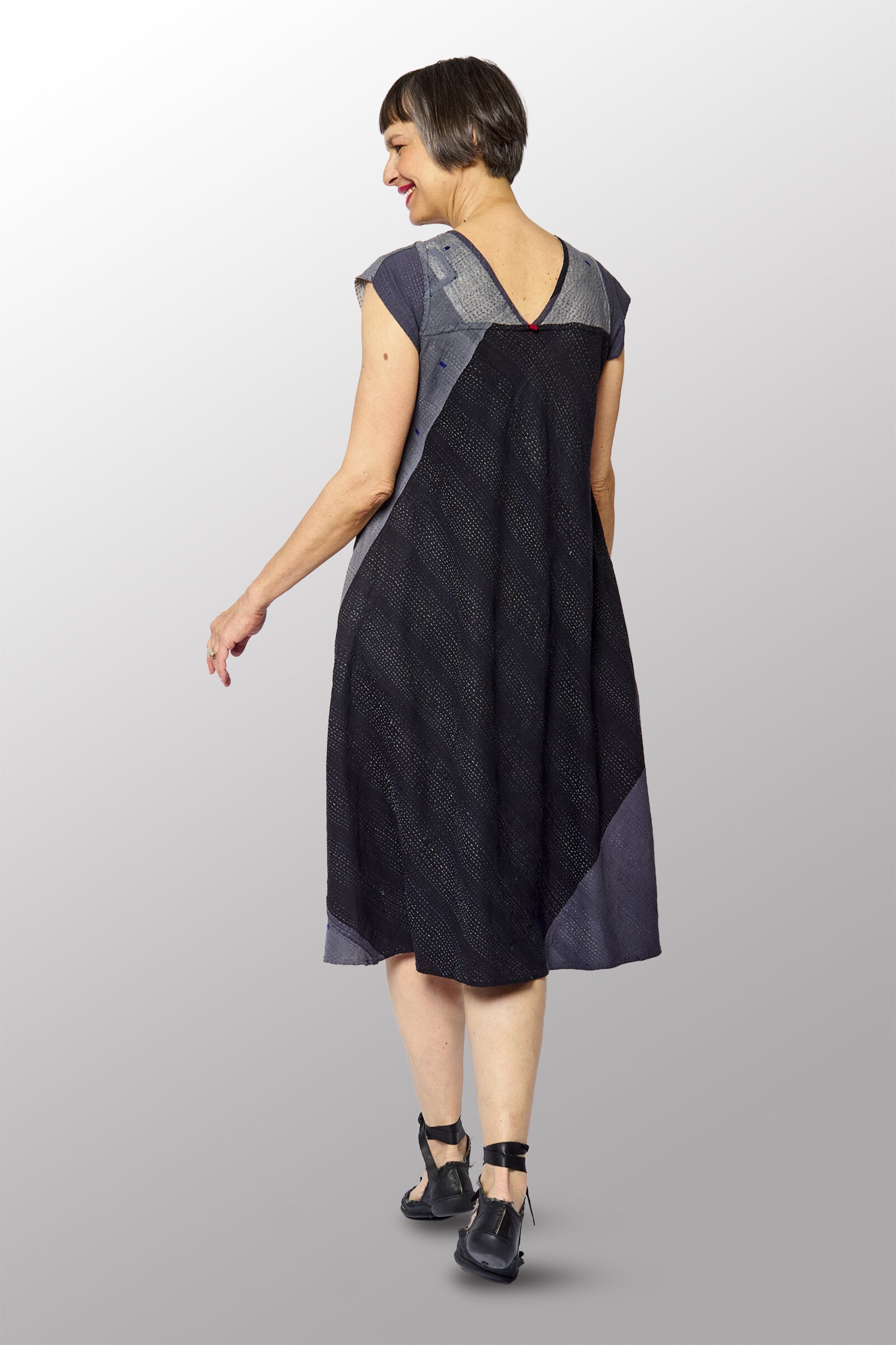 Cap Sleeve Flare Dress