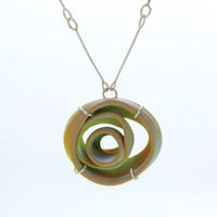 Tangerine & Chartreuse Triple Necklace