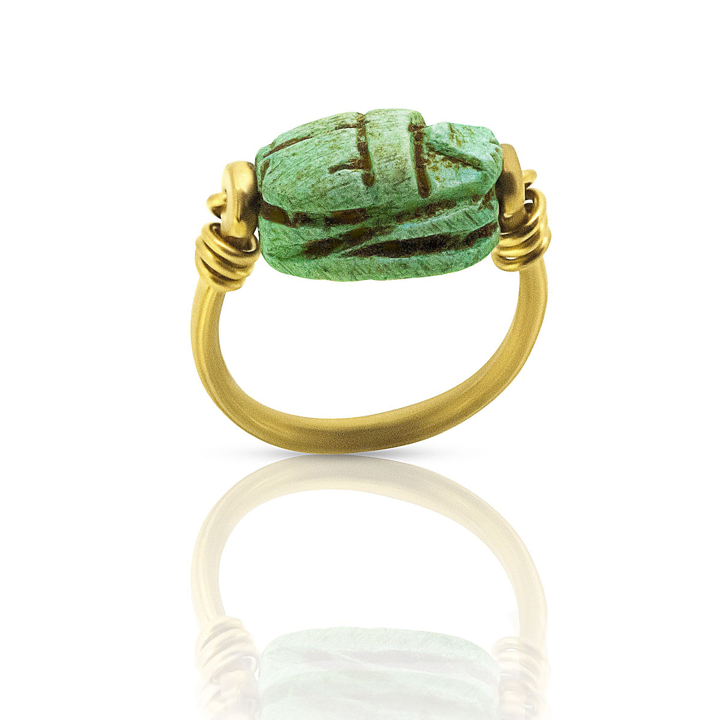Egyptian Scarab Ring