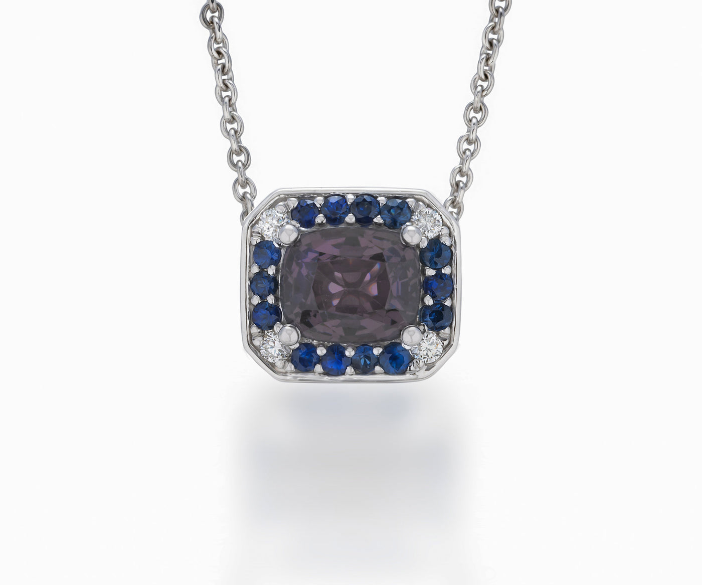 Burmese Spinel Classic Pendant Necklace