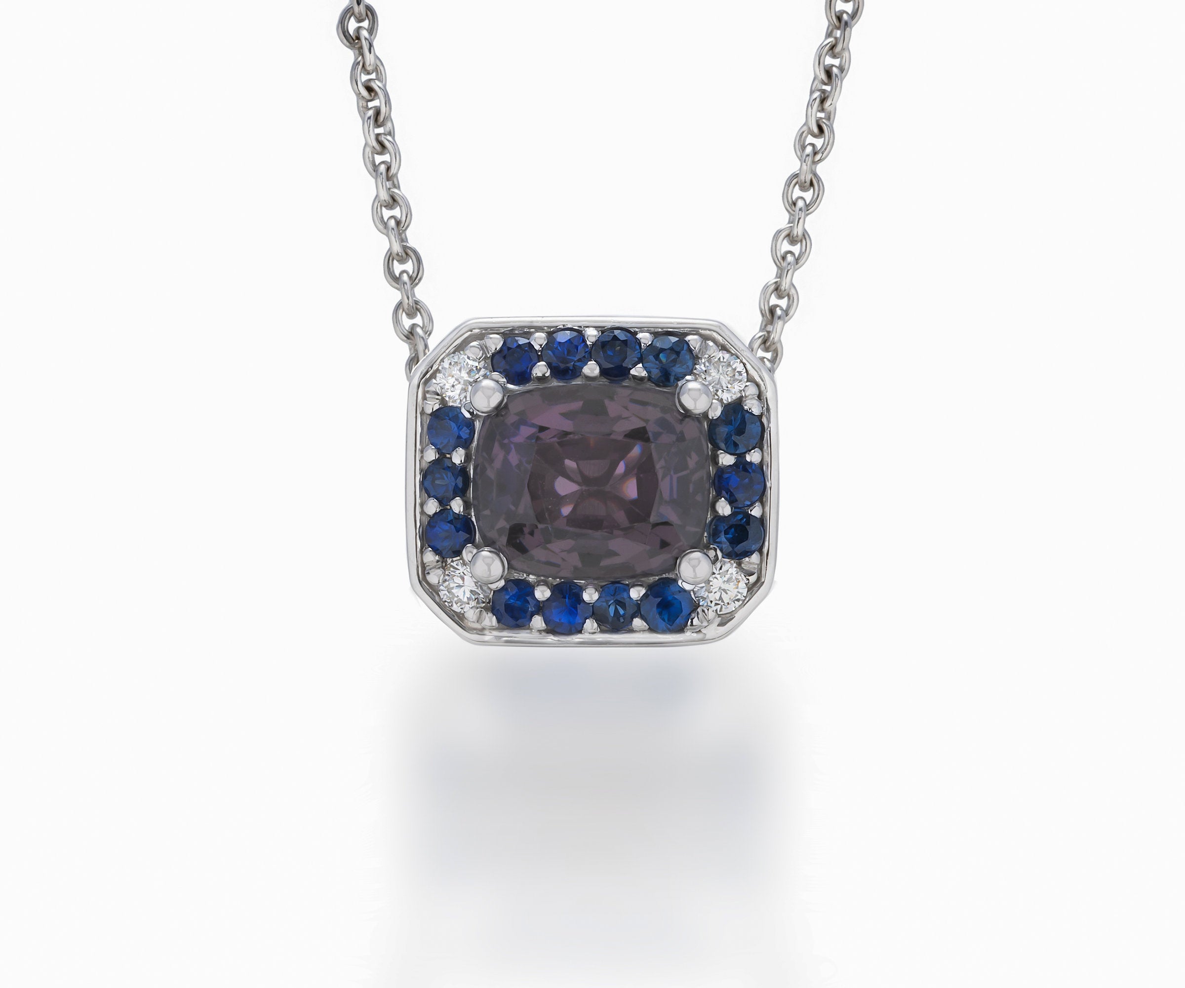 Burmese Spinel Classic Pendant Necklace