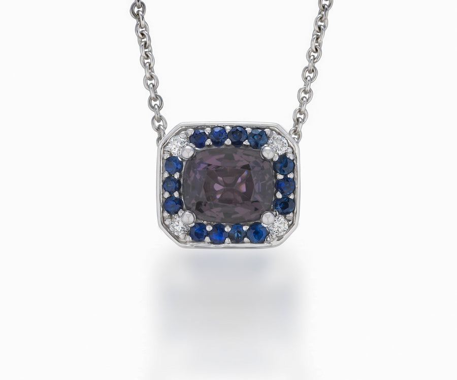 Burmese Spinel Classic Pendant Necklace