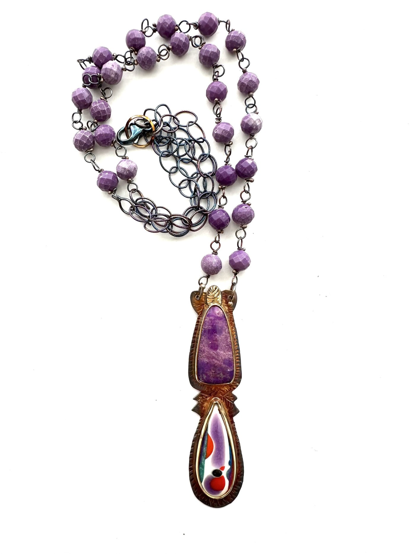 Delightful Purples Necklace