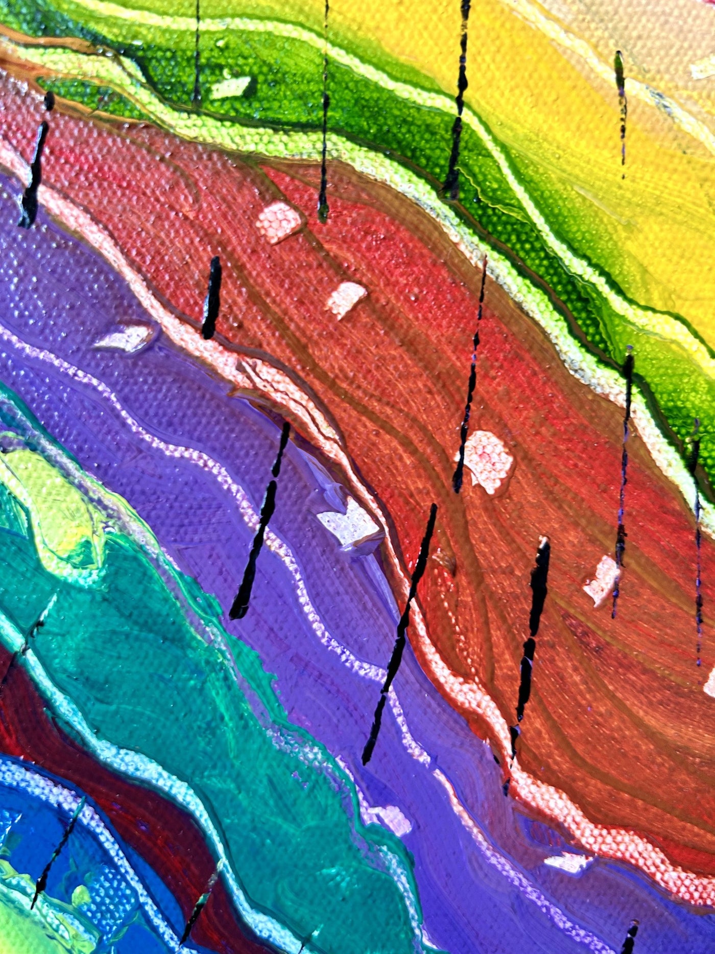 Fiery Glacier, detail 2